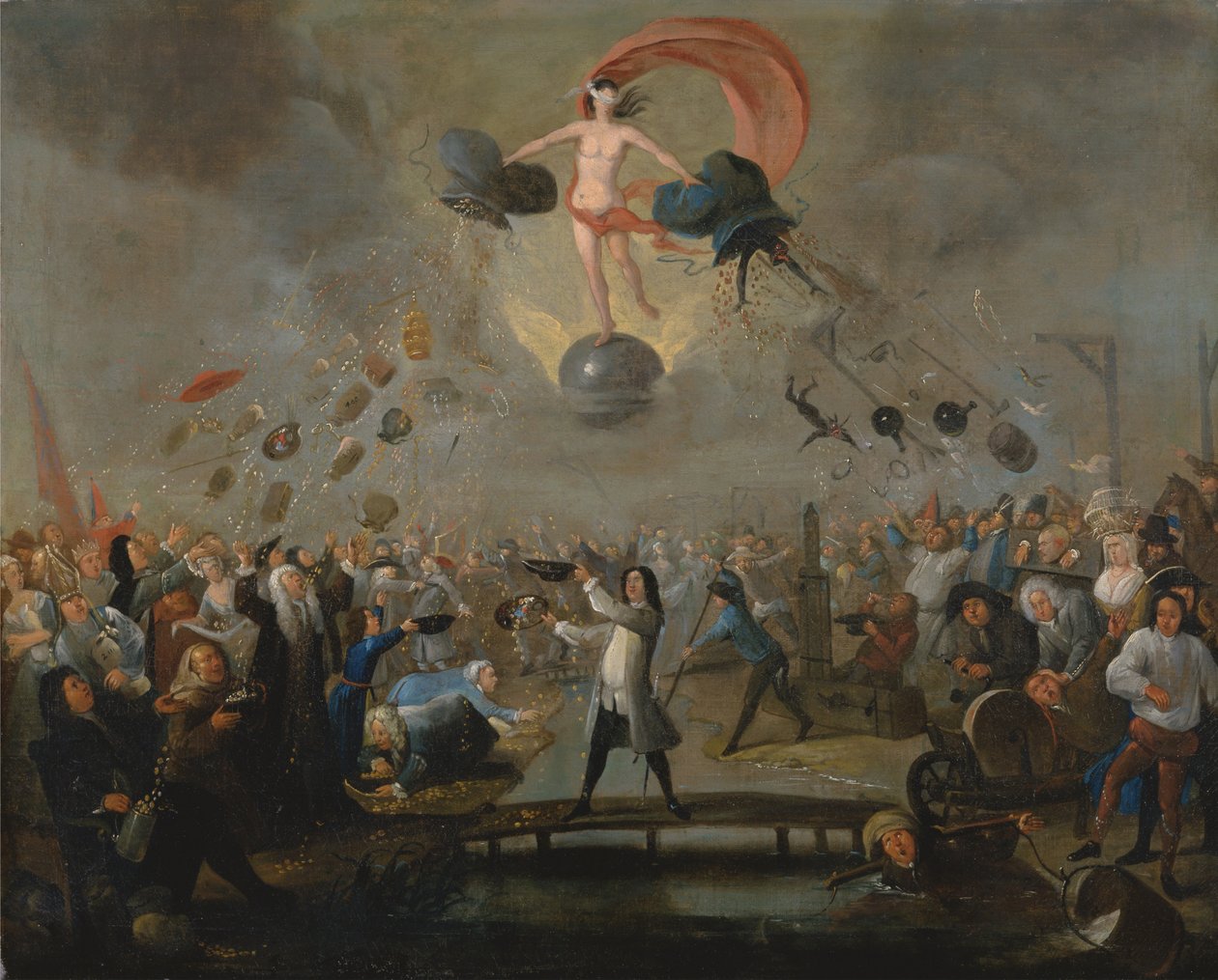 Allegorie van Fortuin, ca. 1730 door Balthasar Nebot