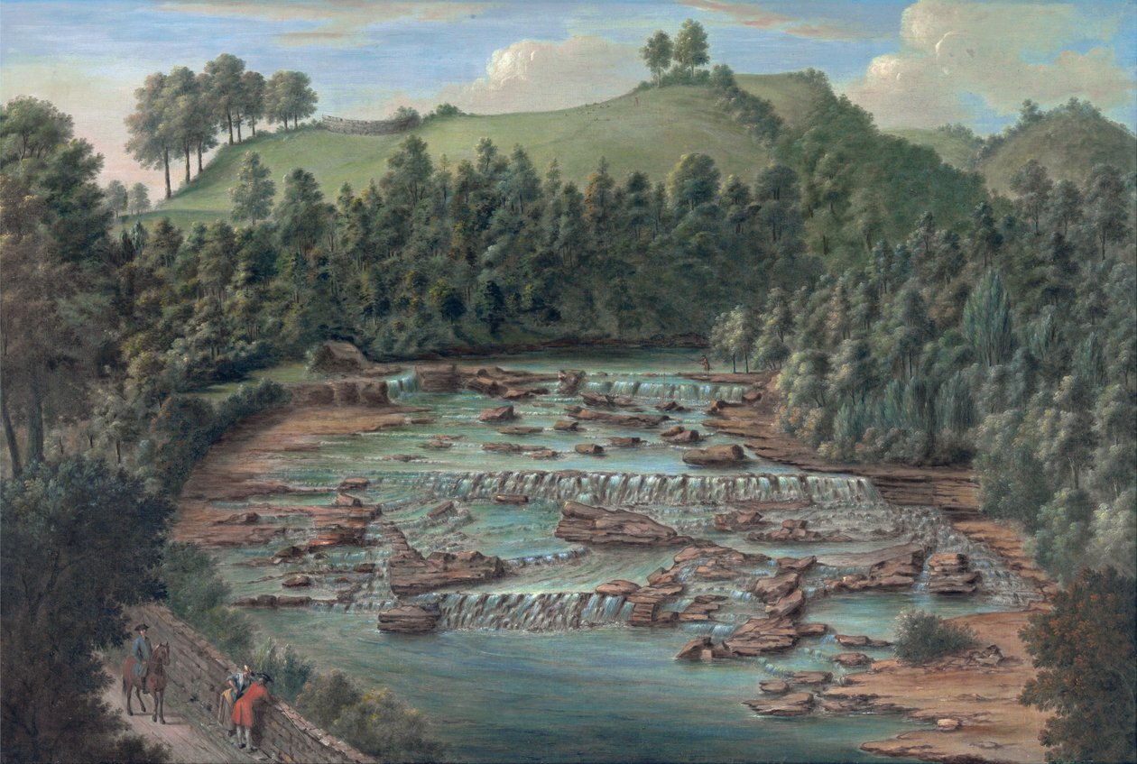Aysgarth watervallen, Yorkshire door Balthazar Nebot