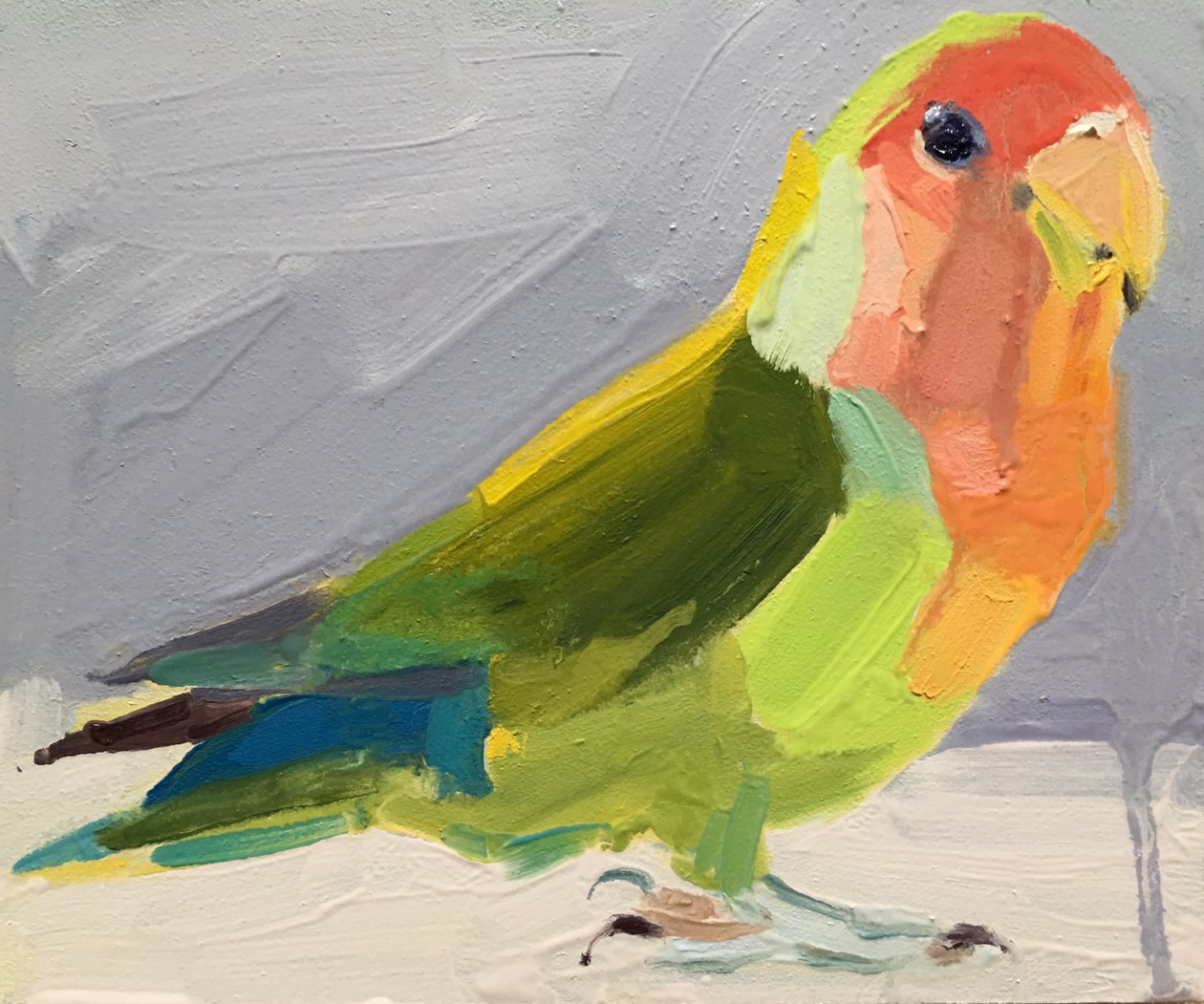 Liefdesvogel, 2017 door Barbara Hoogeweegen