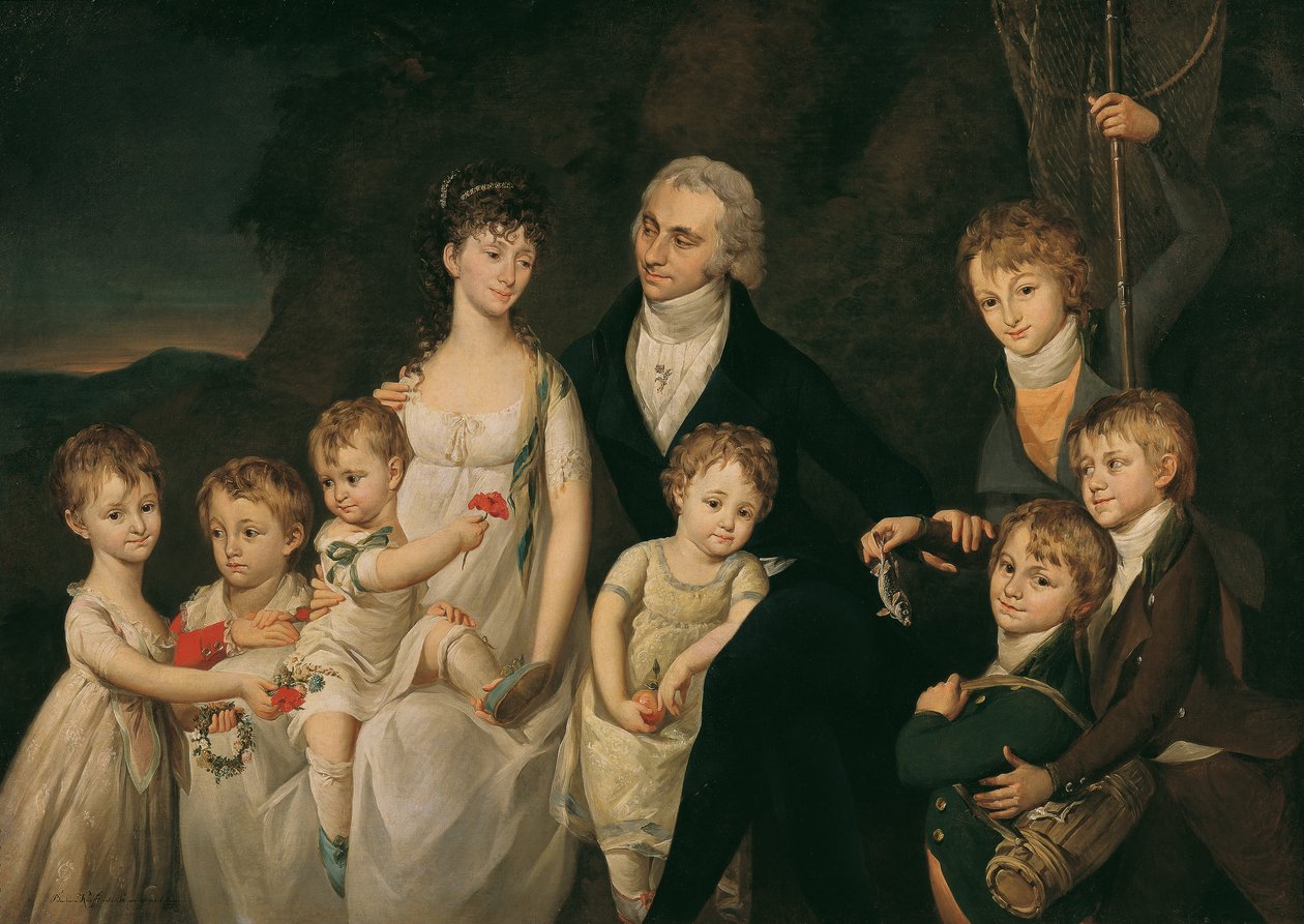 De familie Anton von Marx door Barbara Krafft