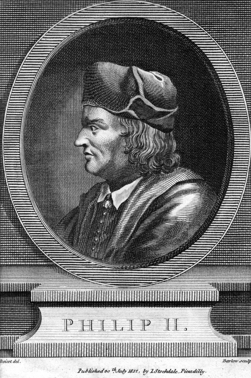 Filips II van Frankrijk, 1812 door Barlow