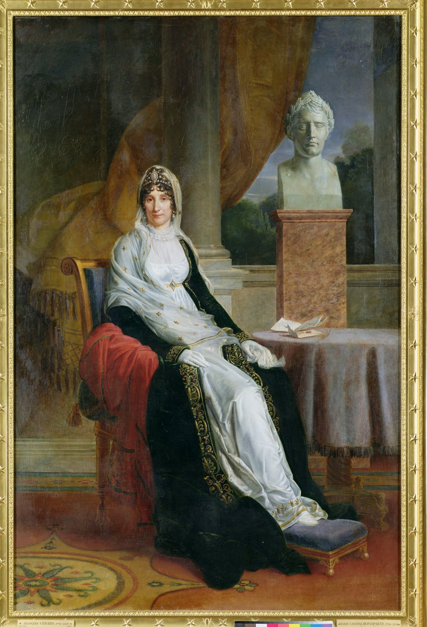 Marie-Laetitia Ramolino (1750-1836) 1803 door Baron François Pascal Simon Gérard