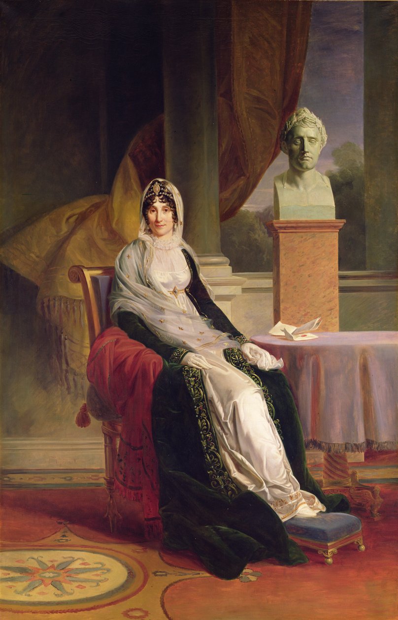 Marie-Laetitia Ramolino (1750-1836) 1803 door Baron François Pascal Simon Gérard