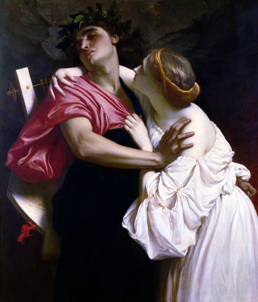 Orpheus en Eurydice door Frederic Leighton