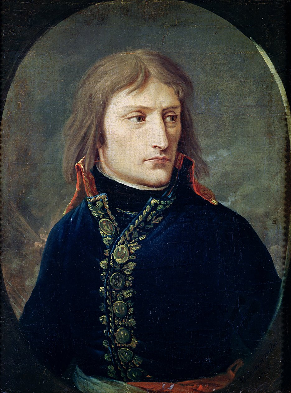 Napoleon Bonaparte (1769-1821) als opperbevelhebber van het Italiaanse leger, 1796-97 door Baron Louis Albert Bacler d