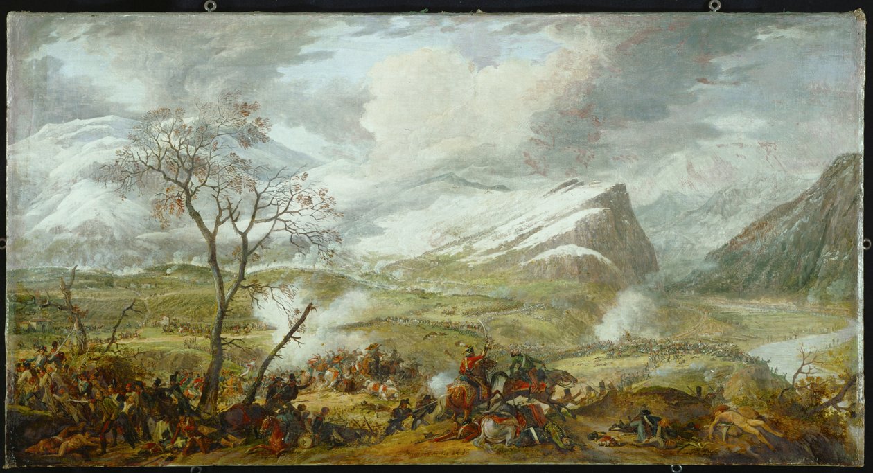 De slag bij Rivoli ... door Baron Louis Albert Bacler d