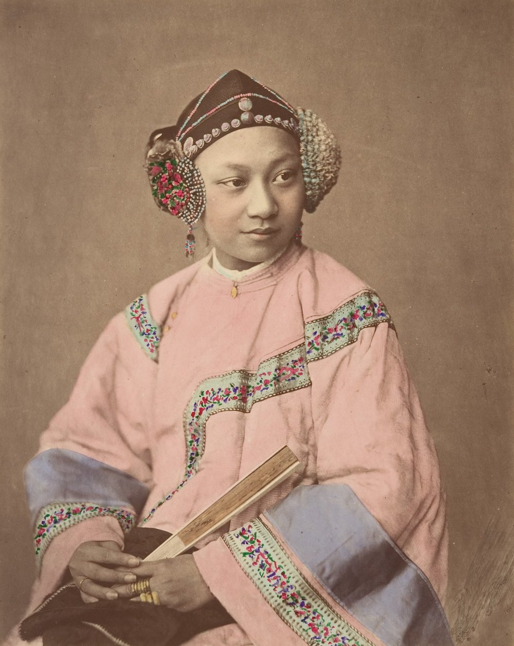 Meisje uit Lanxchow, 1870s door Baron Raimund von Stillfried