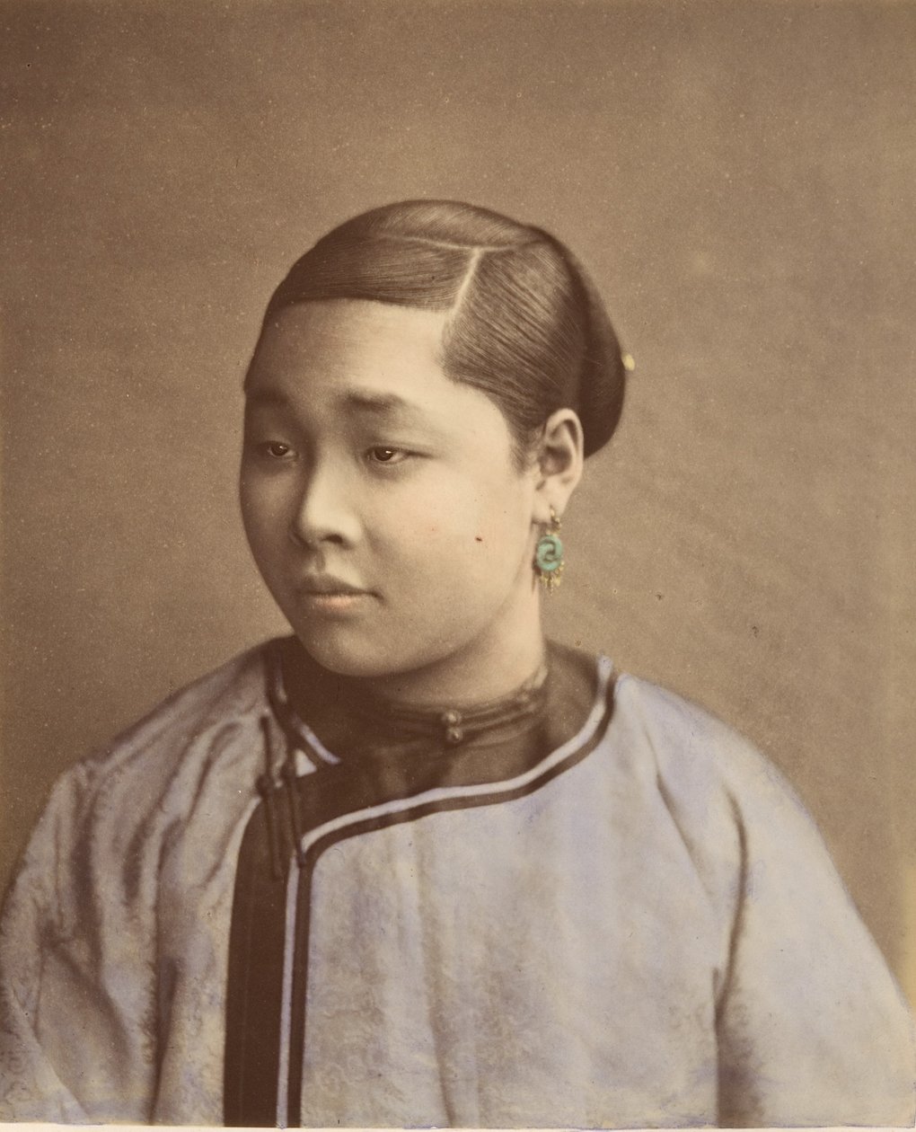 Meisje uit Shanghai, 1870s door Baron Raimund von Stillfried