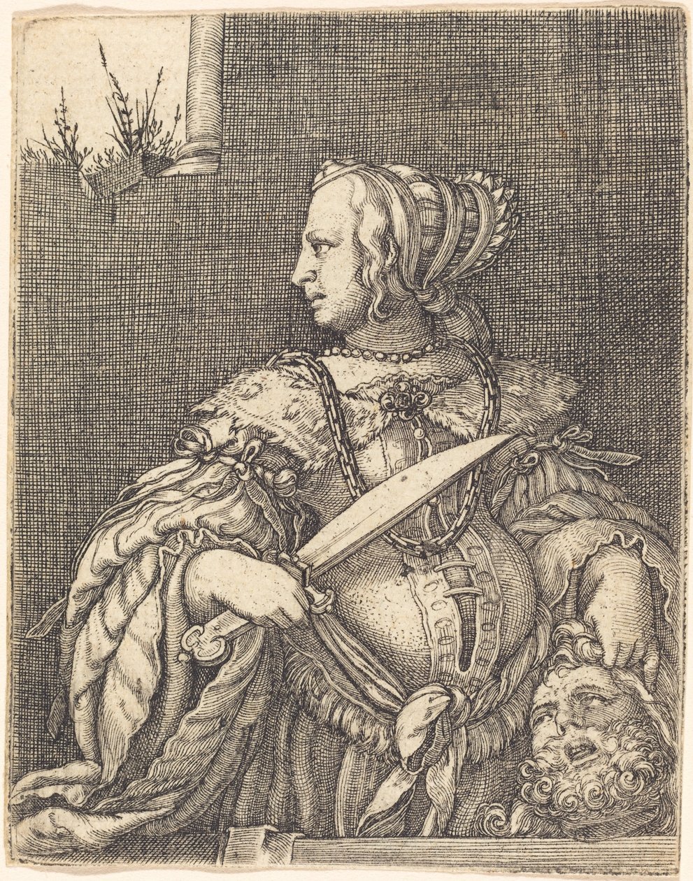 Judith met het Hoofd van Holofernes door Barthel Beham