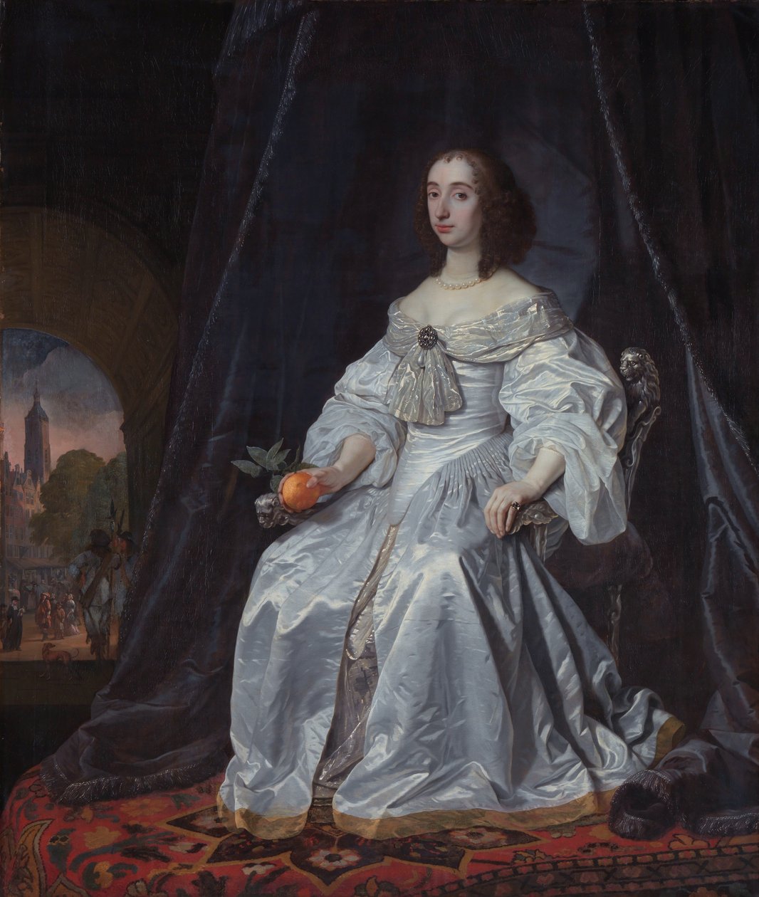 Portret van Prinses Royal Mary Stuart (1631–1660) door Bartholomeus van der Helst