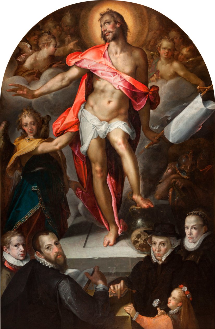 Grafsteen van goudsmid Nicolas Müller uit Praag door Bartholomaeus Spranger