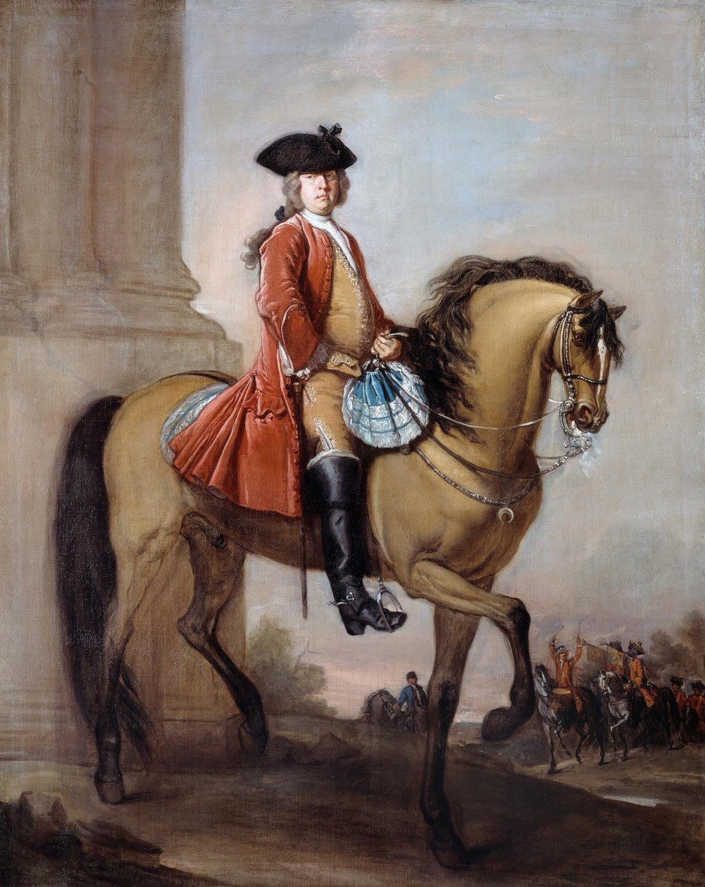 Brigadier en Luitenant Richard Gifford (overleden 1738/1739) ca. 1727 door Bartholomew Dandridge