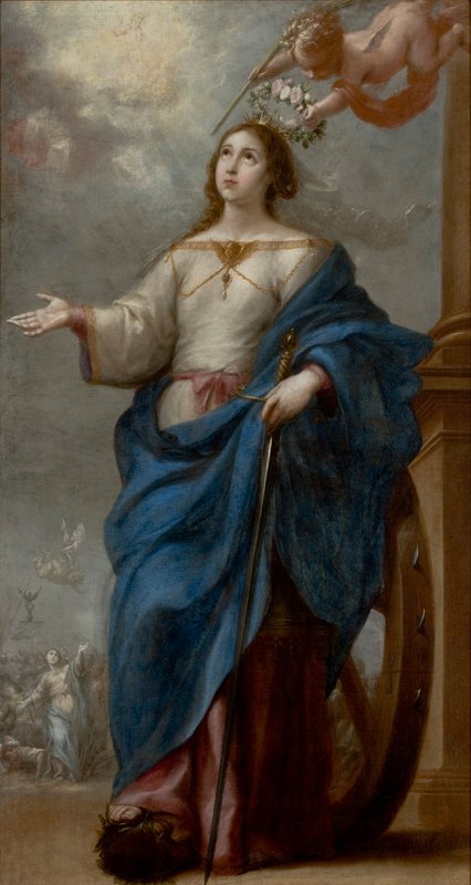 Sint-Catharina van Alexandrië door Bartolomé Esteban Murillo
