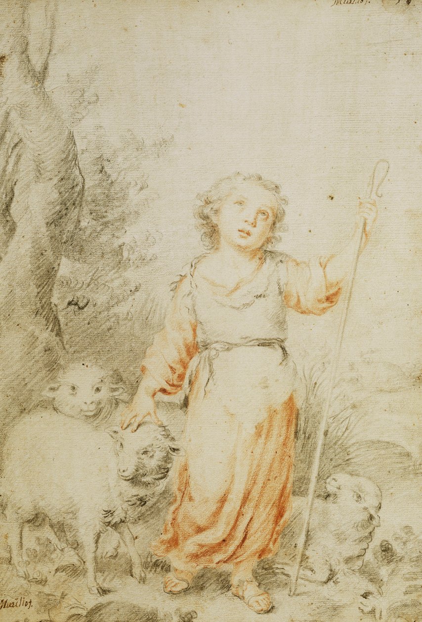 De Goede Herder door Bartolomé Esteban Murillo