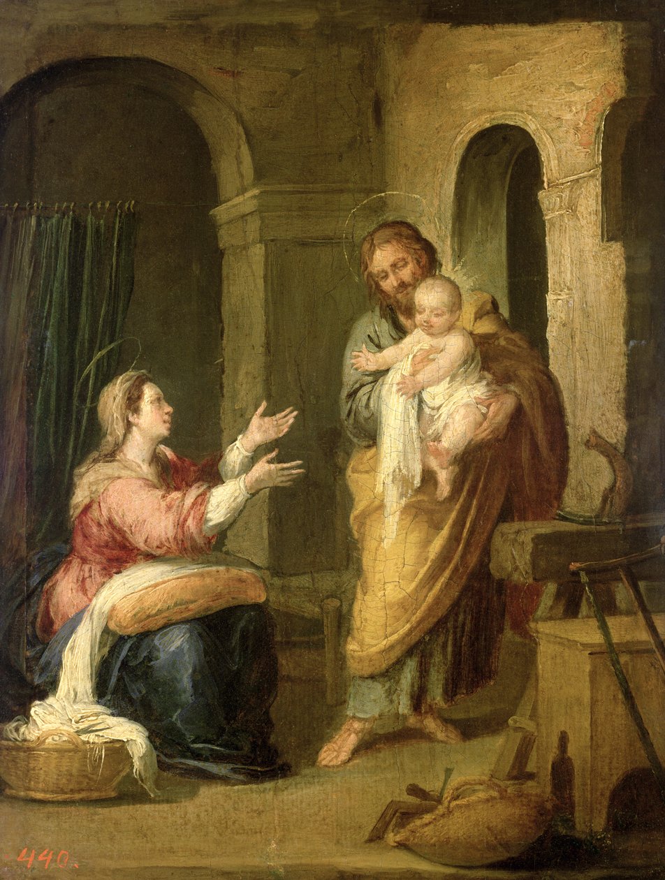 De Heilige Familie, c.1660-70 door Bartolomé Esteban Murillo
