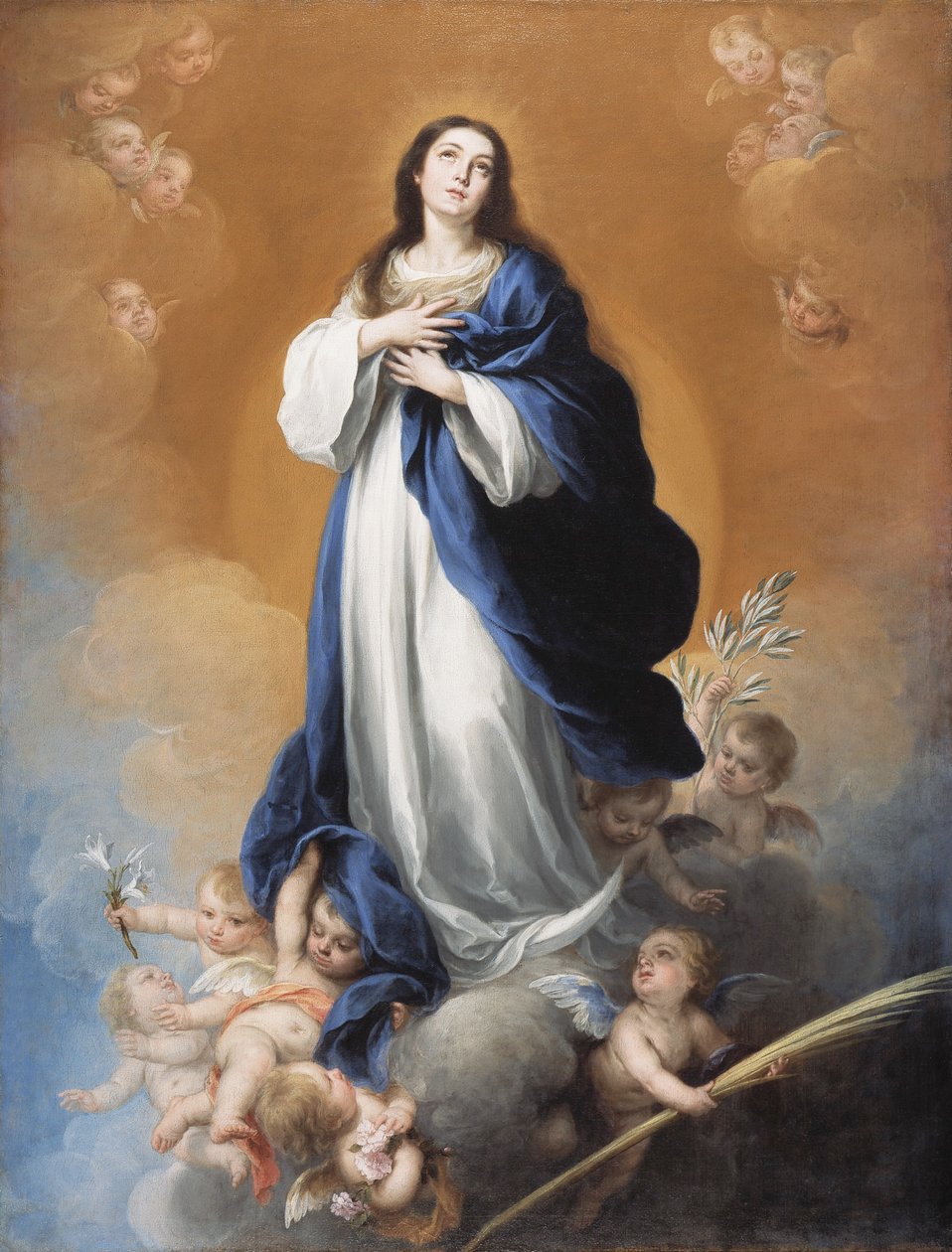 De onbevlekte ontvangenis door Bartolomé Esteban Murillo