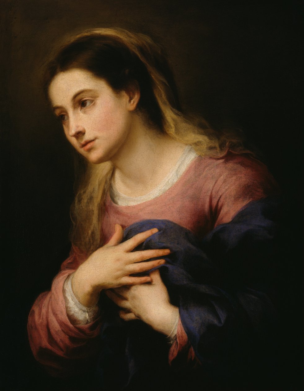 De Maagd van de Aankondiging door Bartolomé Esteban Murillo