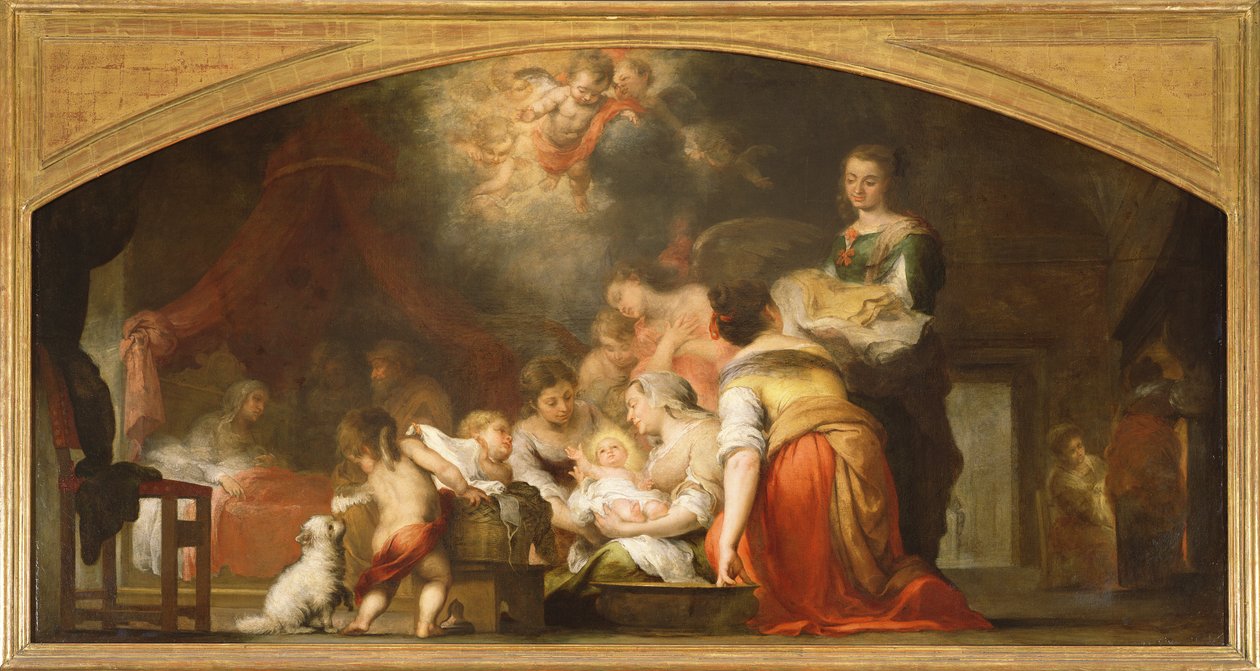 De geboorte van de Maagd, 1661 door Bartolomé Esteban Murillo