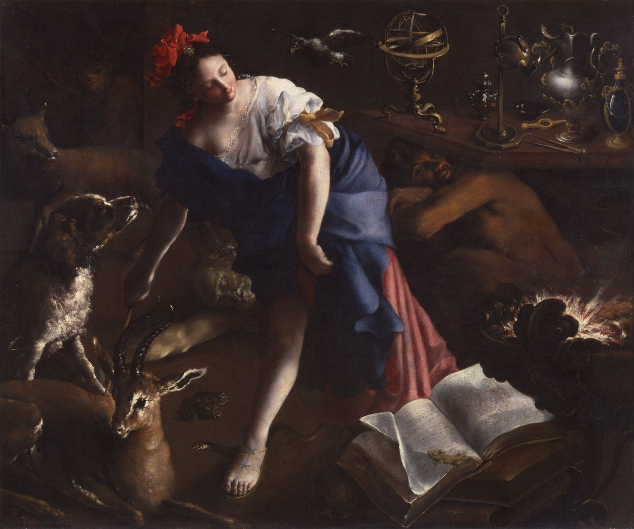 De Tovenares door Bartolomeo Guidobono