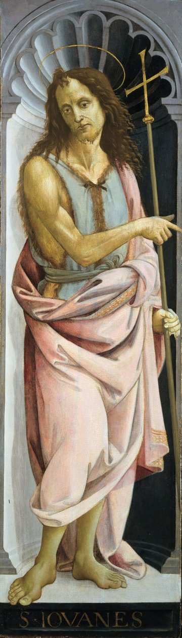 Sint Johannes de Doper door Bartolomeo di Giovanni