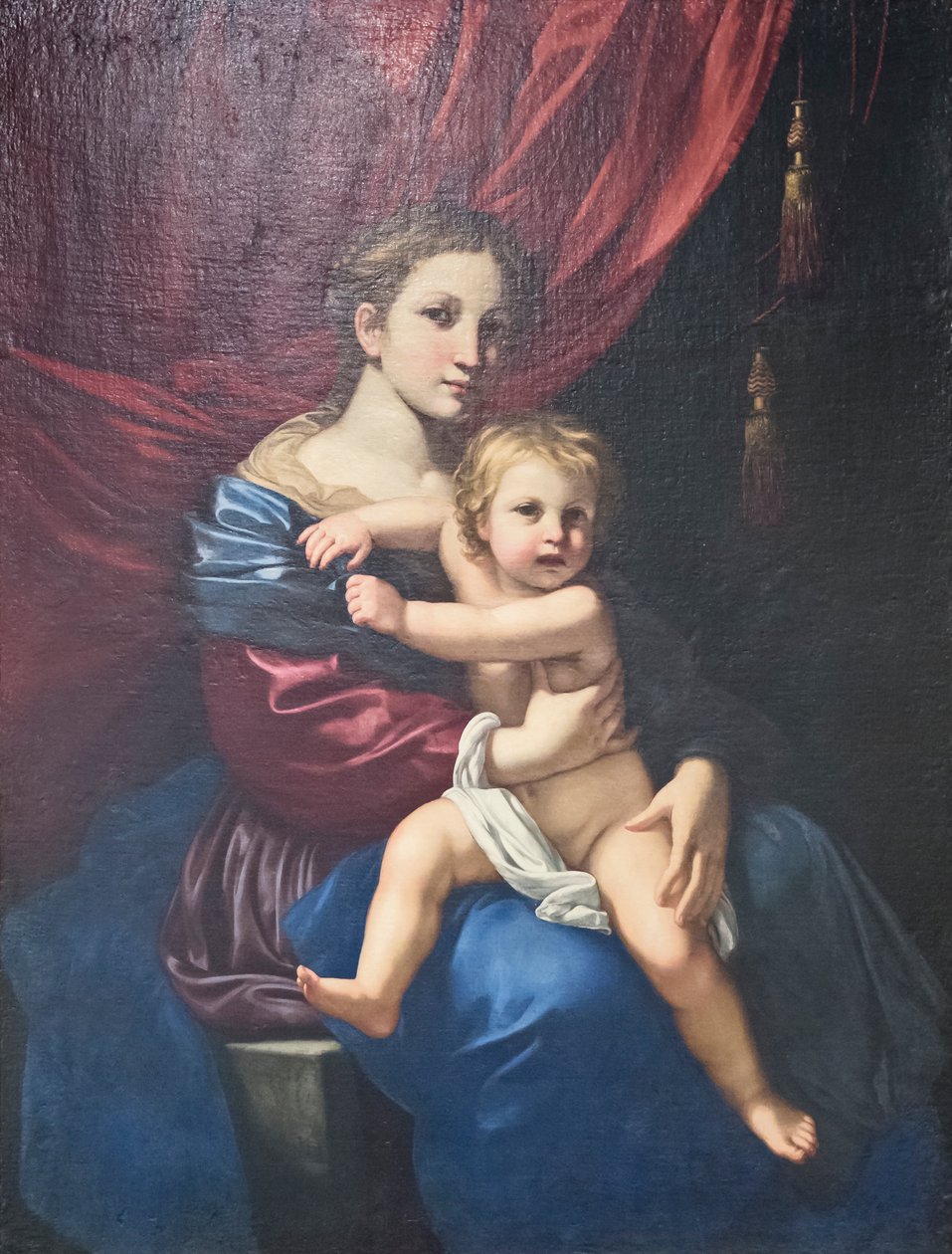 Madonna en Kind door Bartolomeo Cavarozzi