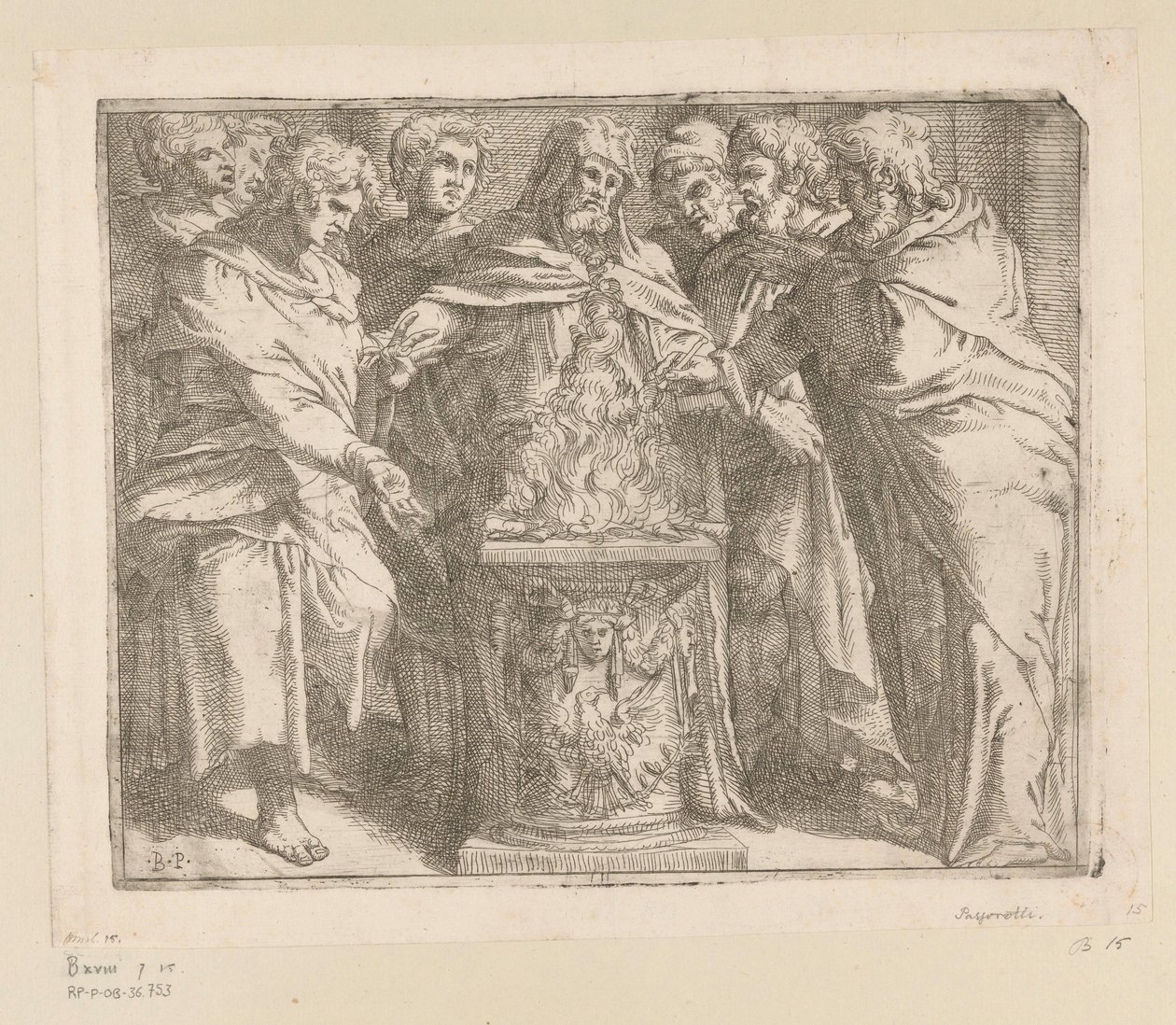 Offer door Bartolomeo Passarotti