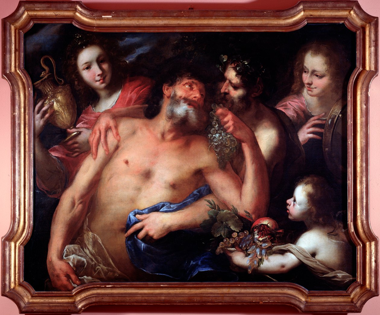 Dronken Silenus door Bartolommeo Biscaino