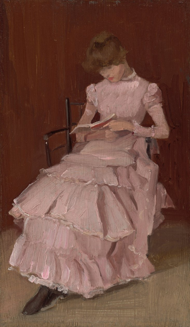 Perzikbloesem, ca. 1890-1894 door Beatrix Godwin Whistler