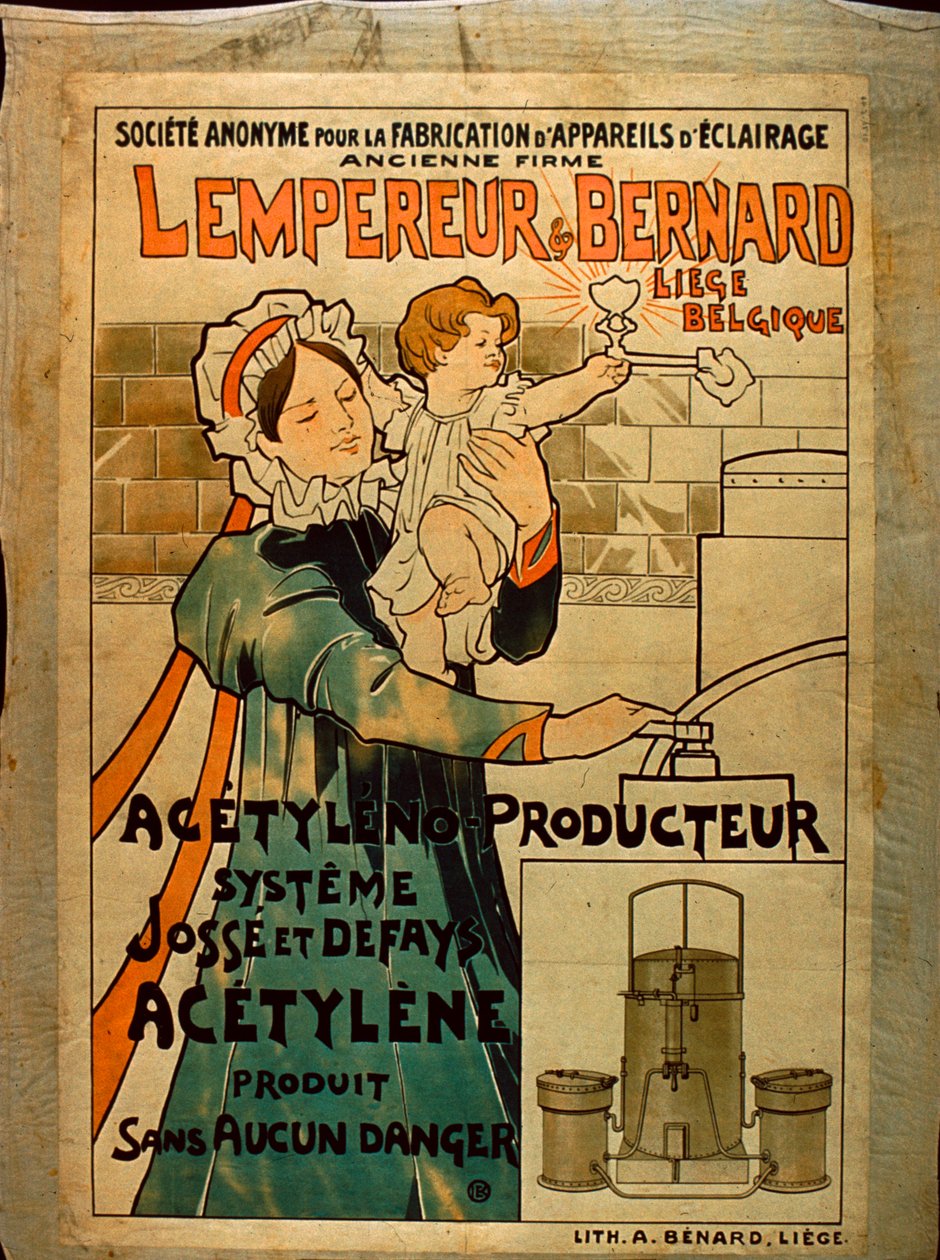 Lempereur & Bernard Acetyleenverlichting door Belgian School