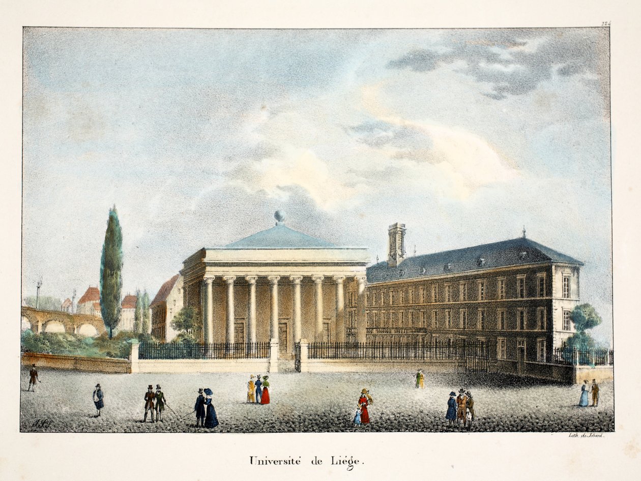 Universiteit van Luik, ca. 1895 door Belgian School