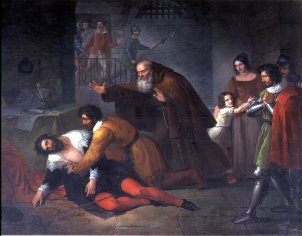 De Dood van Filippo Strozzi door Benedetto Servolini