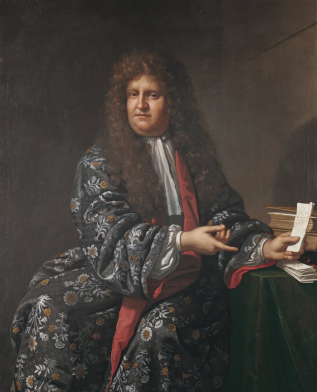 Portret van Nathaniel Chomley door Benedetto the Younger Gennari
