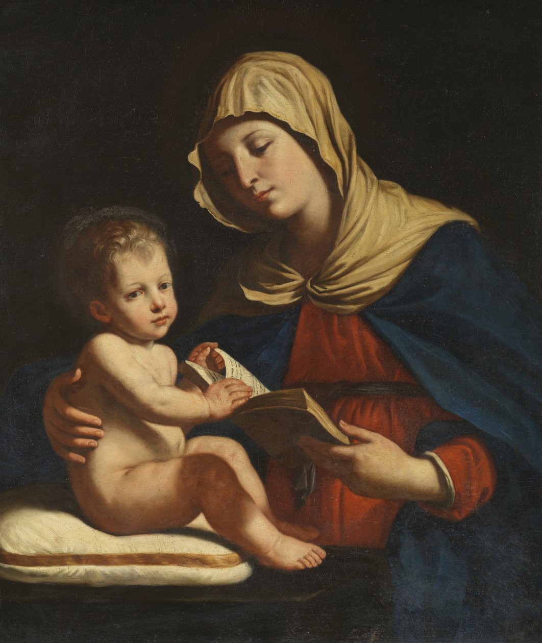 Maagd en Kind door Benedetto the Younger Gennari