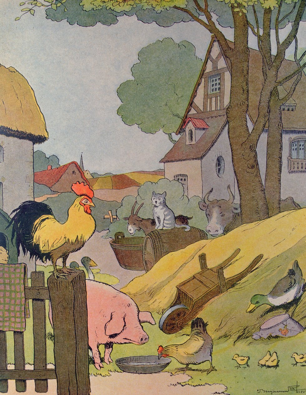 De Boerderij, illustratie uit 