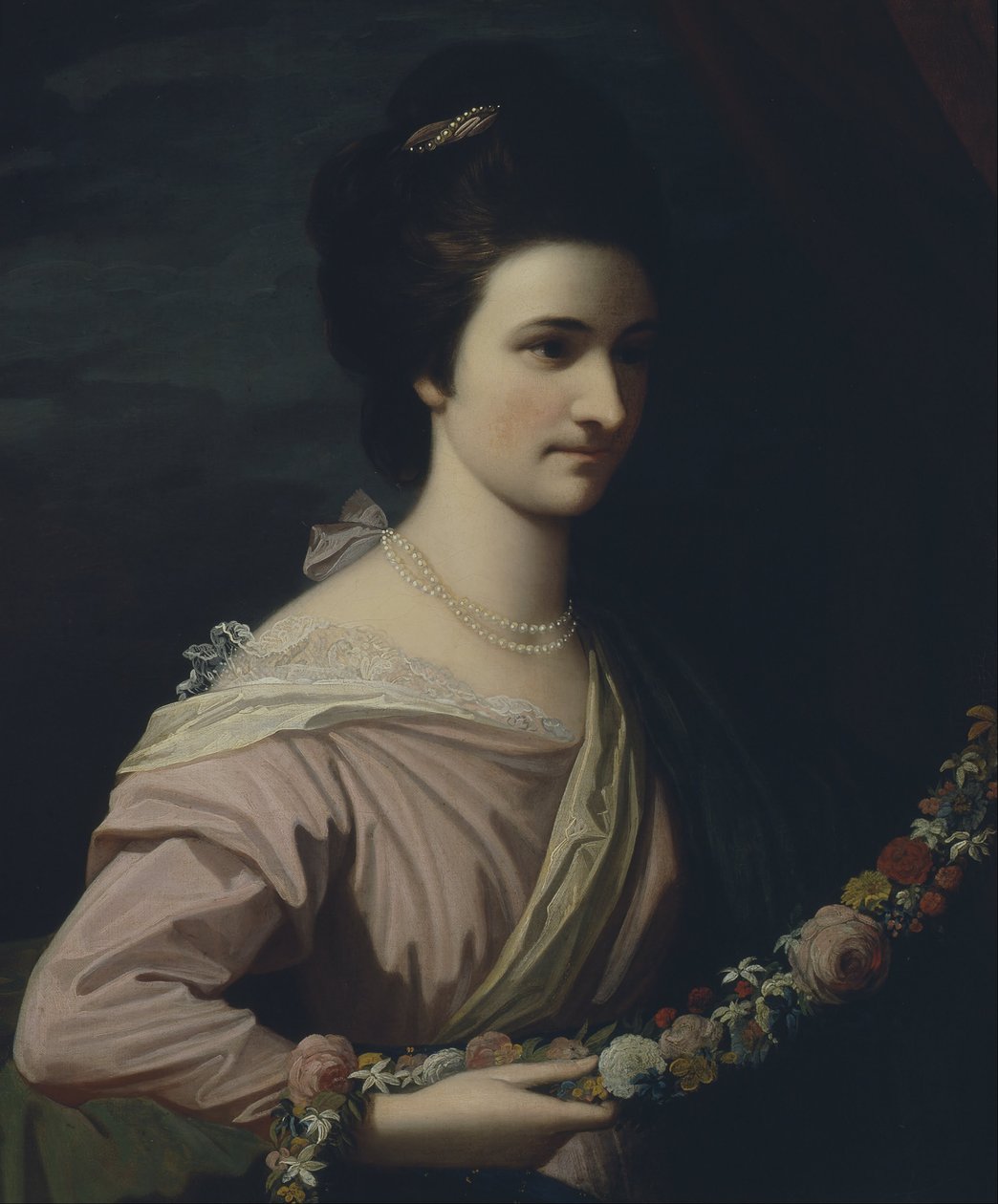 Juffrouw Elizabeth Milward door Benjamin West