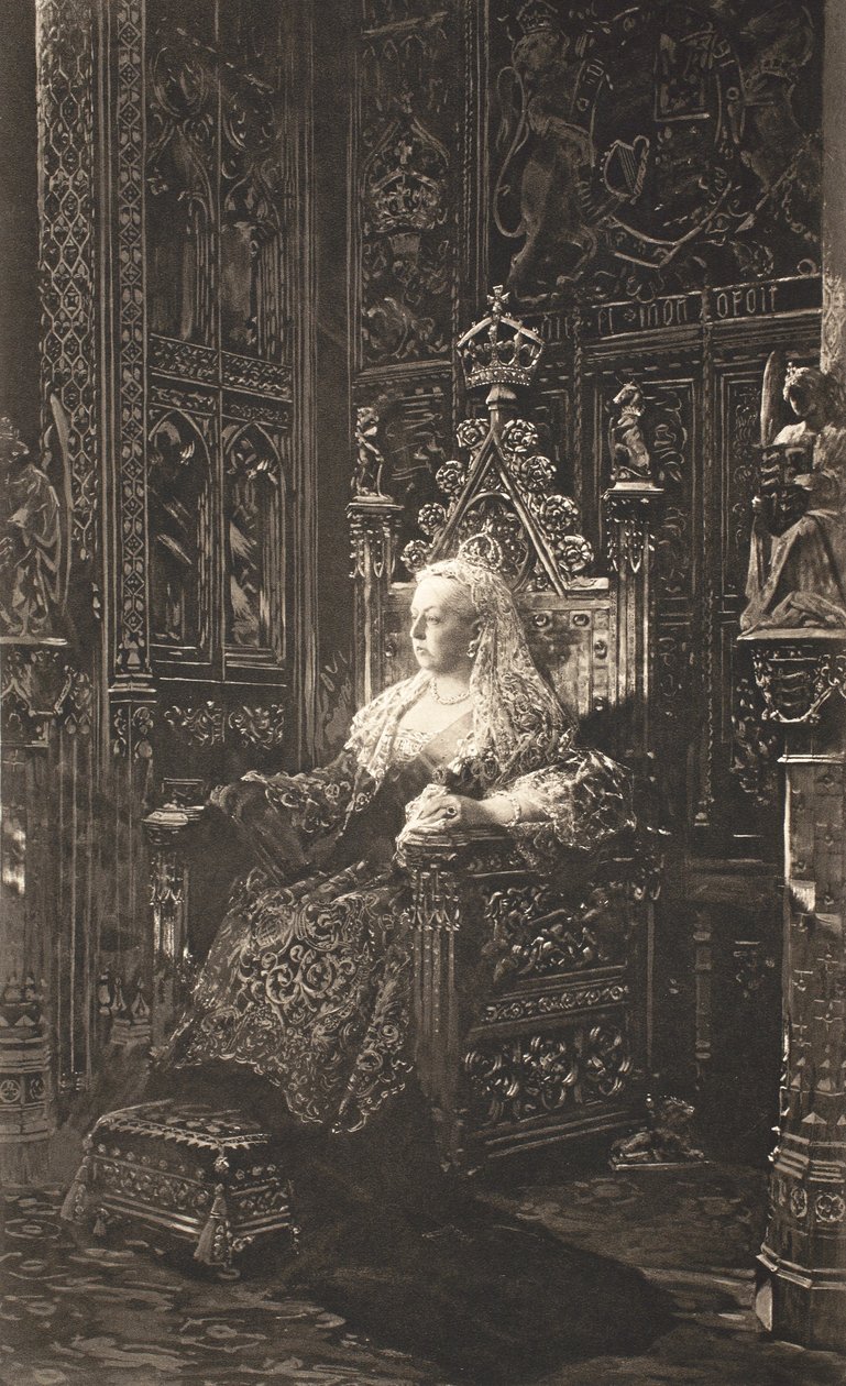 Koningin Victoria, 1901 door Benjamin Constant