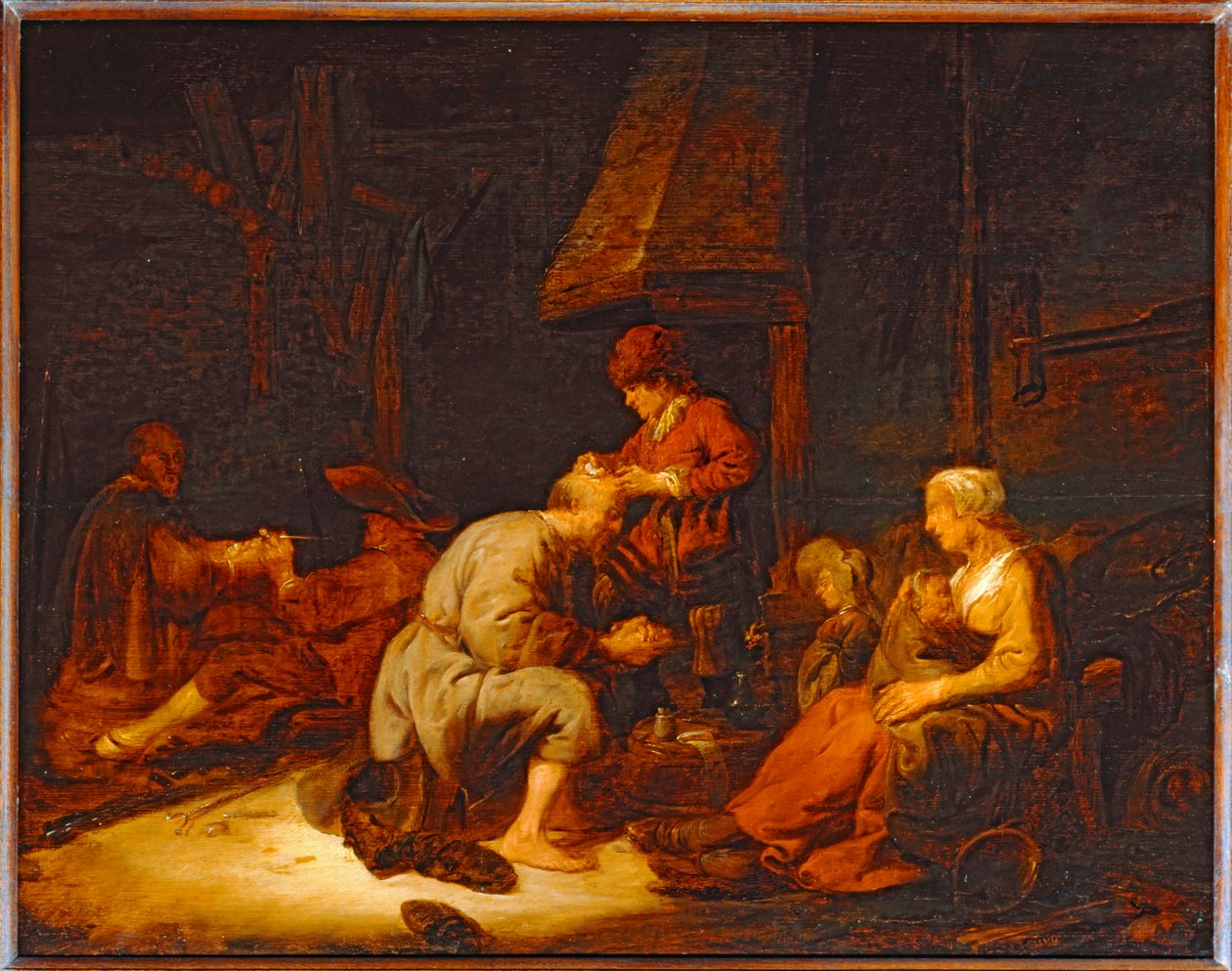 Werking van het vergrootglas. 1630 ... door Benjamin Gerritsz. Cuyp