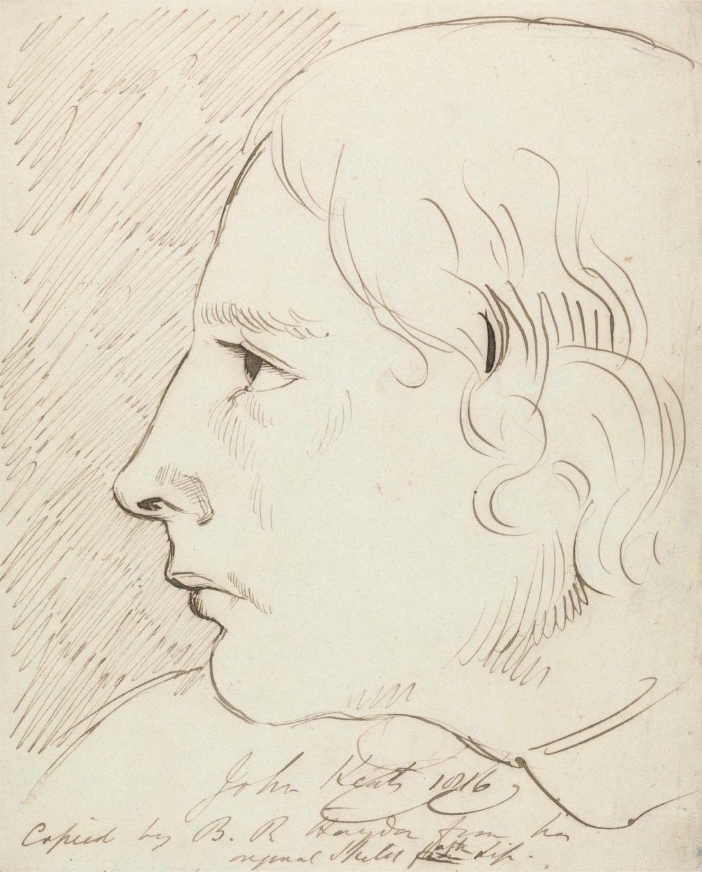 John Keats door Benjamin Robert Haydon