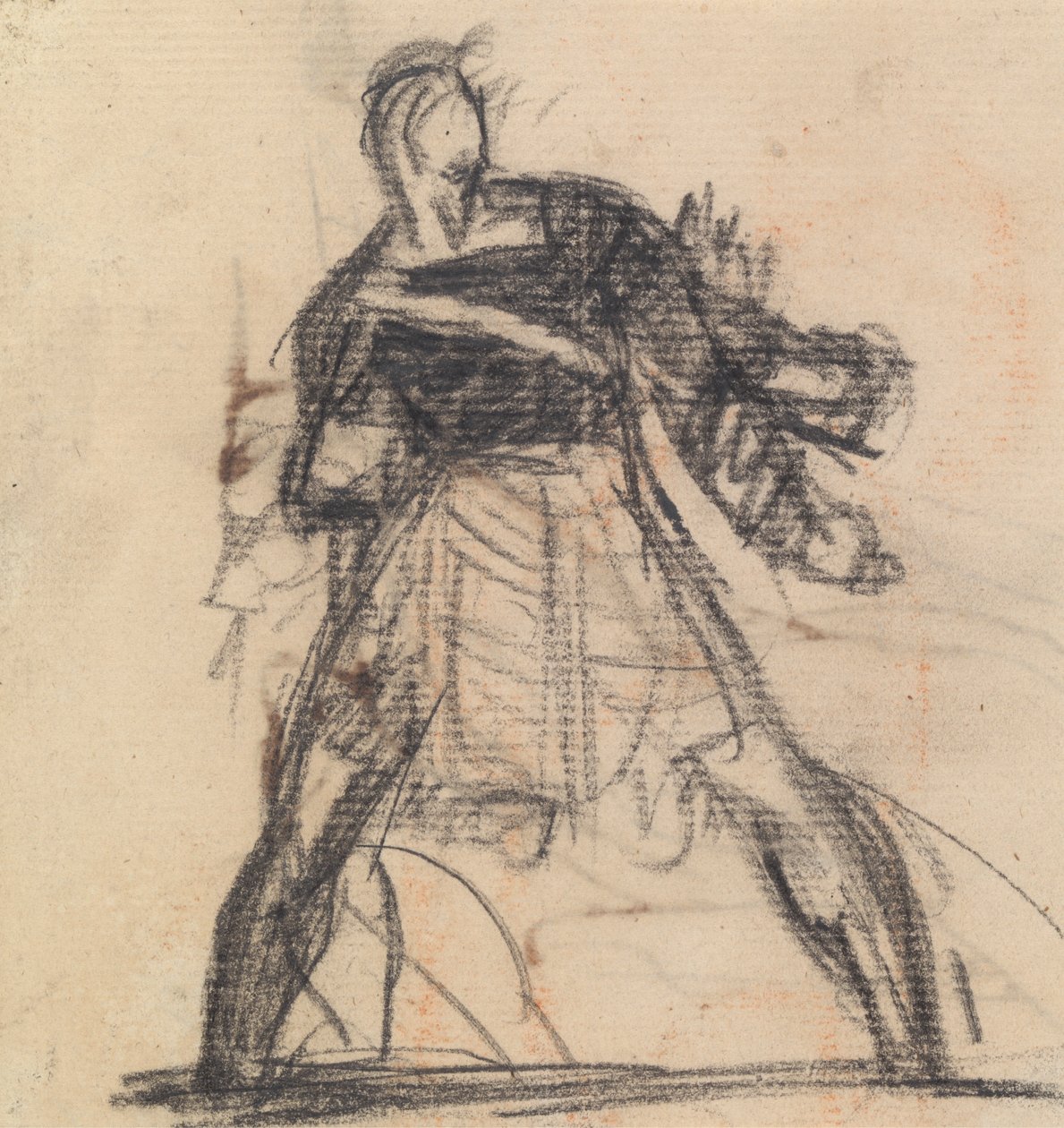 Studie van een soldaat door Benjamin Robert Haydon