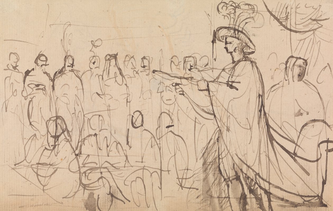De Prins Regent, Scène IV door Benjamin Robert Haydon