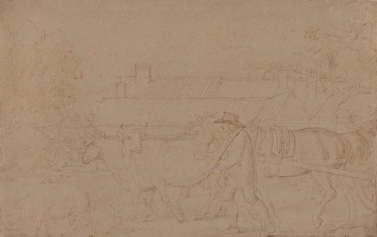 Een Boerderij nabij Windsor door Benjamin West