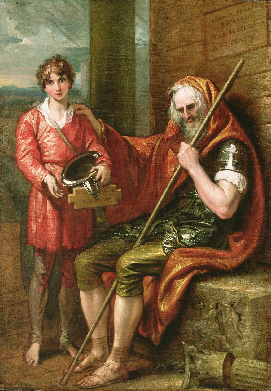 Belisarius en de jongen, 1802 door Benjamin West