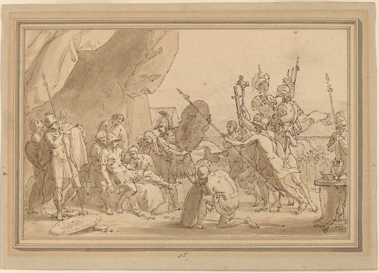 Dood van een generaal door Benjamin West