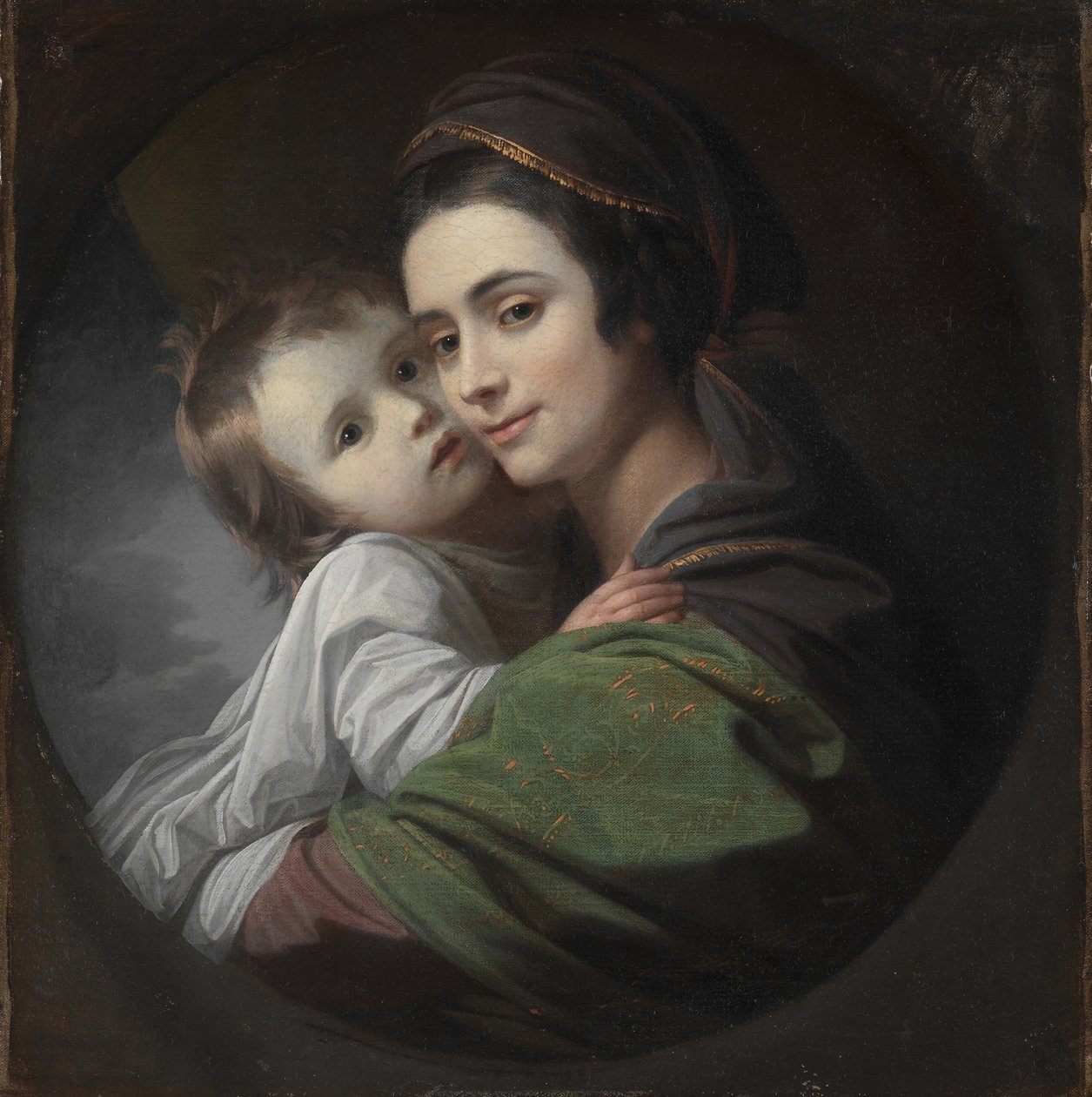 Elizabeth Shewell West en haar zoon, Raphael door Benjamin West