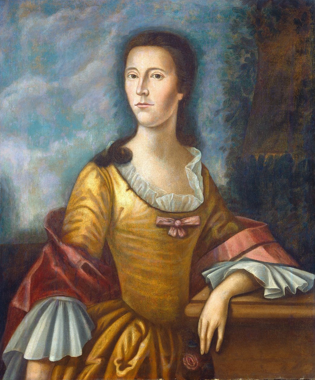 Mary Bethel Boude (mevrouw Samuel Boude) door Benjamin West