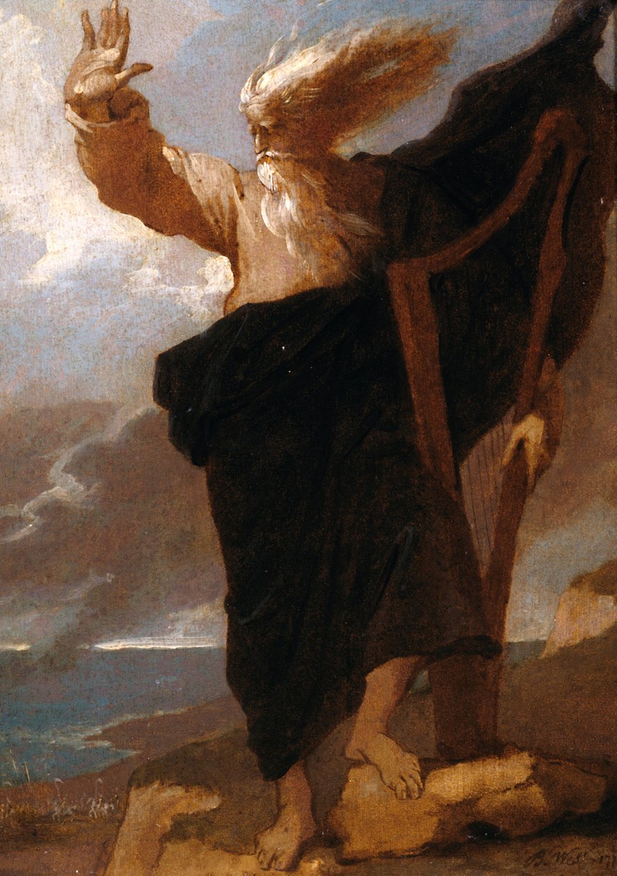 De bard door Benjamin West