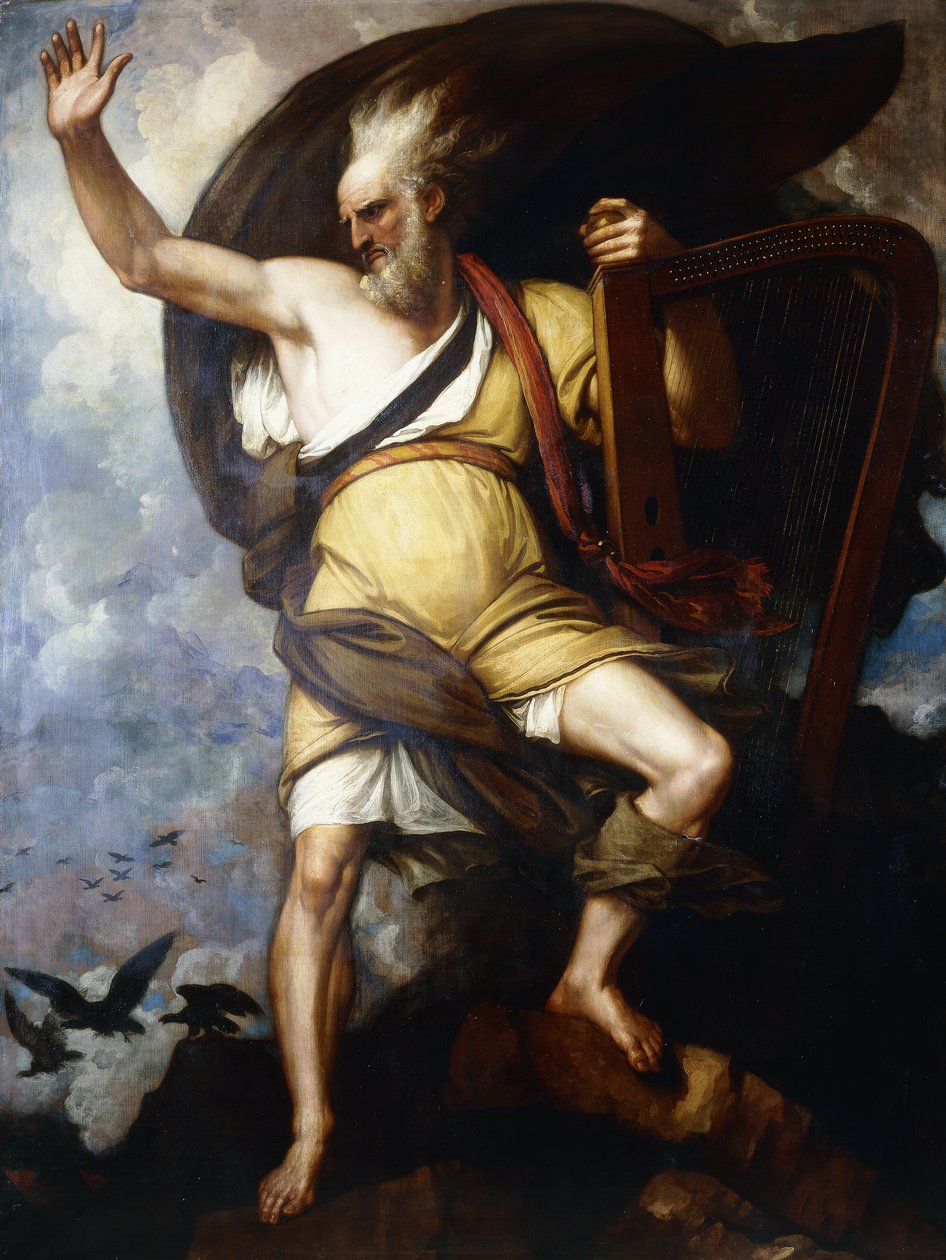 De Bard, 1809 door Benjamin West
