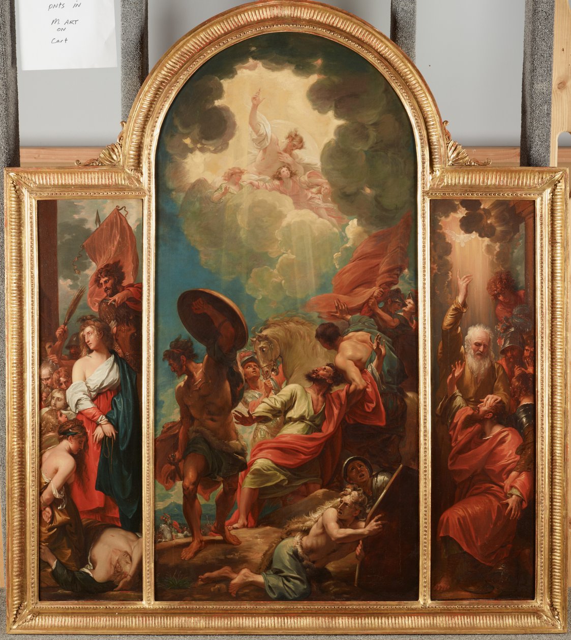 De bekering van St. Paulus, ca.1786 door Benjamin West
