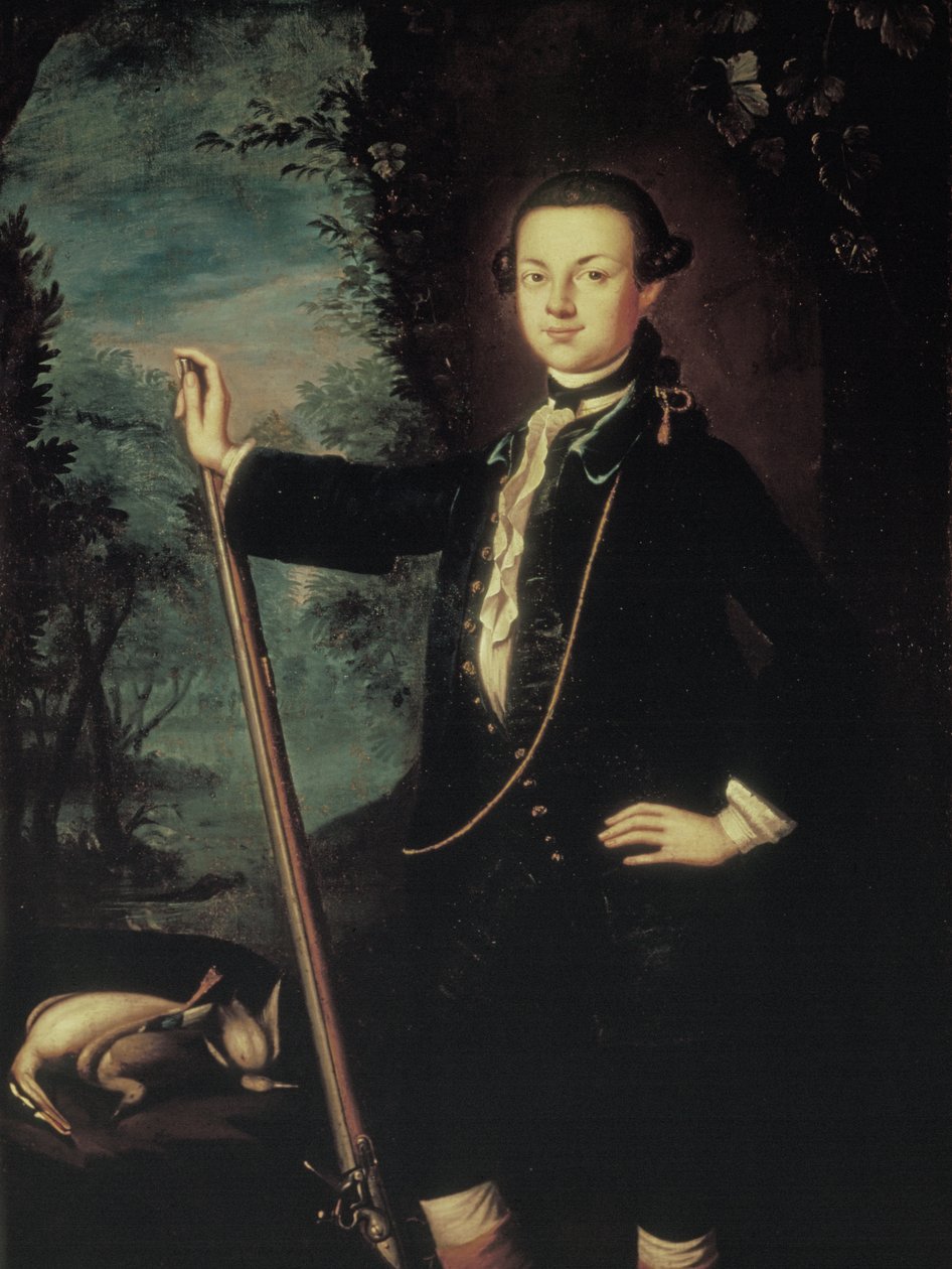 Thomas Mifflin (1744-1800), ca. 1757-59 (olie op doek) door Benjamin West