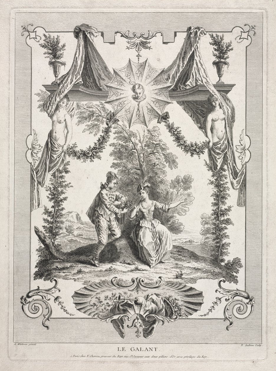 De Galante door Benoit II Audran